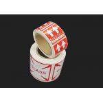 500 Labels/Roll 3x5inch Custom Shipping Labels Fragile Handle With Care Sticker for sale