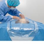 Brain Neurosurgery Craniotomy Drape PP SMS Surgical Head Drape for sale
