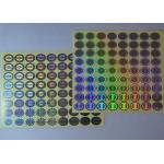 Tamper Evident 3D Custom Holographic Labels For vial Label Box Packaging
