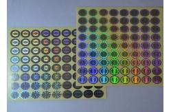 China Tamper Evident 3D Custom Holographic Labels For vial Label Box Packaging supplier