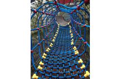 China Combination Climbing Rope Net Aluminum T Connector For Playground supplier