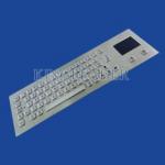 Rugged Metal Industrial Panel Mount Keyboard With Touchpad IP65 Waterproof