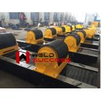100 Ton Welding Pipe Rollers Bolt Adjustment With Motorized Moving Wheels for sale