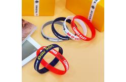 China Customized Silicone Bracelets Perfect for Soccer and Basketball Games supplier