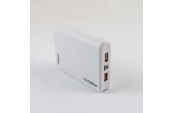 China 5000MAH Plastic Mobile Power Bank Customized LOGO With Cable supplier