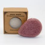Water Tear Drop Green Tea Beauty Konjac Sponge For Face Exfoliating for sale