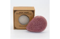 China MSDS Biodegradable Water Drop Makeup Sponge Cleansing Konjac Sponge OEM supplier