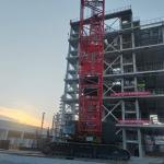 ACC4000A 400T Crawler Crane Safely In Complex Terrain HJDB Load Table for sale