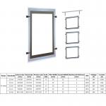 Factory Wholesale Led Lightbox Acrylic Slim Crystals Led Lightbox