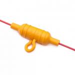 Yellow Orange Plastic Waterproof Inline Glass Fuse holder For 6 X 30mm Fuse for sale