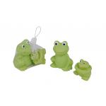 Squeezing Rubber  Animal Bath Toys Soft Frog Toys Set Floating For Baby