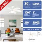 Classical Style 1stshine Ceiling Fan Light with Pull Chain Switch and MDF Blades