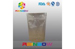China Front transparent display back foil pouch for nuts and beans packaging supplier