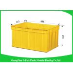 Warehouse Plastic Stackable Containers Big Capacity Space Saving Foldable Transport
