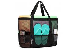 China Women Mesh Transparent Bag Double Layer Heat Preservation Large Picnic Beach Bags supplier