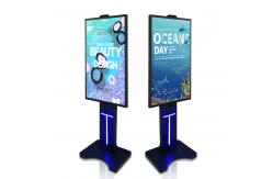 China 55 3000Nits Indoor Digital Signage Build In Light Sensor Fan Cooling supplier