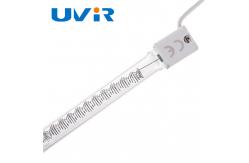 China OEM/ODM Medium Wave Quartz Infrared Lamps Ceramic white Reflector supplier