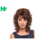 Pretty  Synthetic Hair Wigs / Heat Resistant 14 Inches Synthetic No Lace Hair Wig for sale