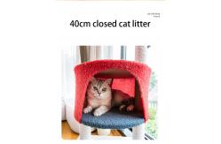 China Wood Plush Fabrics DIY Cat Tree House Tower For Large Cats supplier