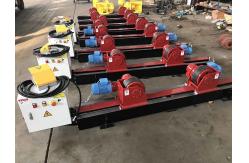 China 22000lbs Conventional Welding Rollers ,10T Lead Screw Pipe Welding Rotator Stands supplier