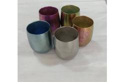 China Portable Pure Titanium Ice Water Mug Double Insulated Beer Cup supplier
