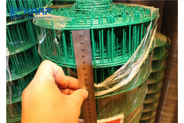 Electro Galvanising Welded Wire Mesh PE Coated