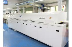 China AC 380V 8 Zones SMT Reflow Oven Equipment Lead Free PLC PC Control supplier