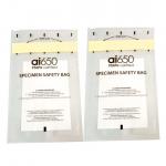 Dual Pouch 95kpa Ziplock TPE Specimen Biohazard Bags for sale