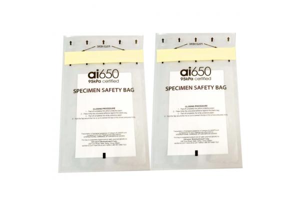Medical Care 95KPA Specimen Transport Bag With Document Pouch