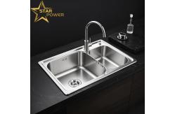 China 304 Thickened Handmade Sink Kitchenware Smooth Surface Easy To Clean supplier