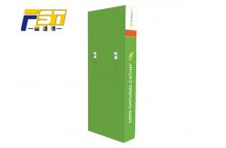 China High Durability Wing Panel Display 4 Sided Varnishing / Glossy Lamination With Wheel supplier