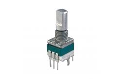 China RV9312NM 9mm Rotary Potentiometer With Push Switch For Smooth Operation supplier