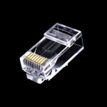 Unshielded CAT6 Plug Modular Connectors UTP Pass Through RJ45 for sale