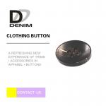 Mens Clothing Black ing Buttons Bulk , Round Shaped Fashion Designer Buttons for sale