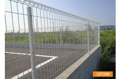 China bottom edge L2.8m Powder Coating 6 Ft Welded Wire Fencing supplier