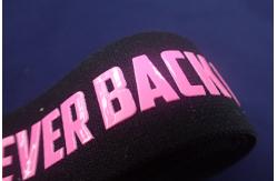 China Custom Yoga Gym Jacquard Elastic Band Silicon Screen Print For Underwear supplier