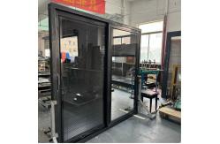 China Thermal Break Alumimum Sliding Glass Door Manual Roller Shutter Double Tempered Glass supplier