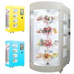Touch Screen Fresh Flowers Vending Machine With LED Lighting