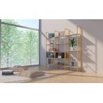 12 Shelves Industrial Ladder Corner Bookshelf With 4 Tier Display Shelf Storage Organizer for sale