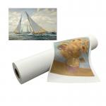 Eco-Solvent And Latex Printing Inkjet Polycotton Canvas Fine Textured Glossy Surface 380gsm