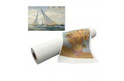 China Eco-Solvent And Latex Printing Inkjet Polycotton Canvas Fine Textured Glossy Surface 380gsm supplier