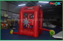 China Customized Red Inflatable Money Machine Box Game Oxford Cloth supplier