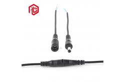 China DC5521 Male And Female Transparent Butt Socket Car LED Waterproof Connector supplier