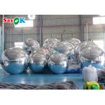 Inflatable Beach Ball Giant Inflatable Mirror Ball Event Decoration PVC Floating Sphere Mirror Balloon For Party for sale