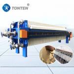 Plate Frame Mud Press Machine Belt Press For Sludge Dewatering Wastewater Treatment for sale
