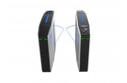 China Flap Barrier Gate Turnstile Pedestrian Access Gate With Card Reader supplier