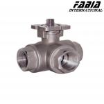 Stainless Steel Ball Valve Thread Ball Valve   Threeway Valve for sale