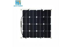 China 50W ETFE Flexible Solar Panel For 12V Mono Waterproof Solar Energy System supplier