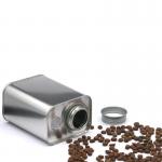 Custom Printed Environmentally Friendly 4 Color Coffee Tin Cans 250 / 500g for sale