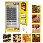 Mobile Light Meal Fast Food Vending Machine Convenient With Customized Sticker